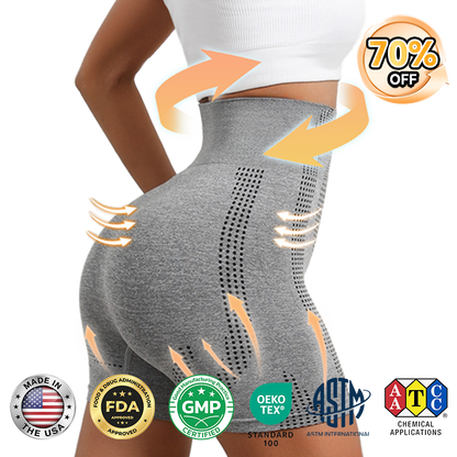 【Official Brand Store】💖PEARLMOON™ Ion Shaping Shorts, Breathable Comfort Fabric With Tourmaline. Restore Your Perfect Figure And Address Health Issues💖